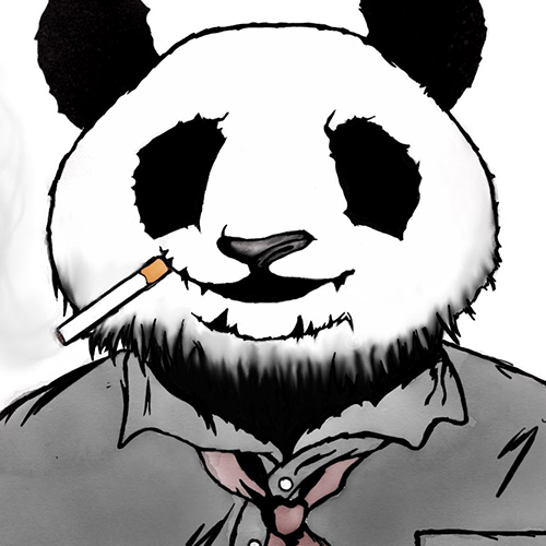 Smoking Panda